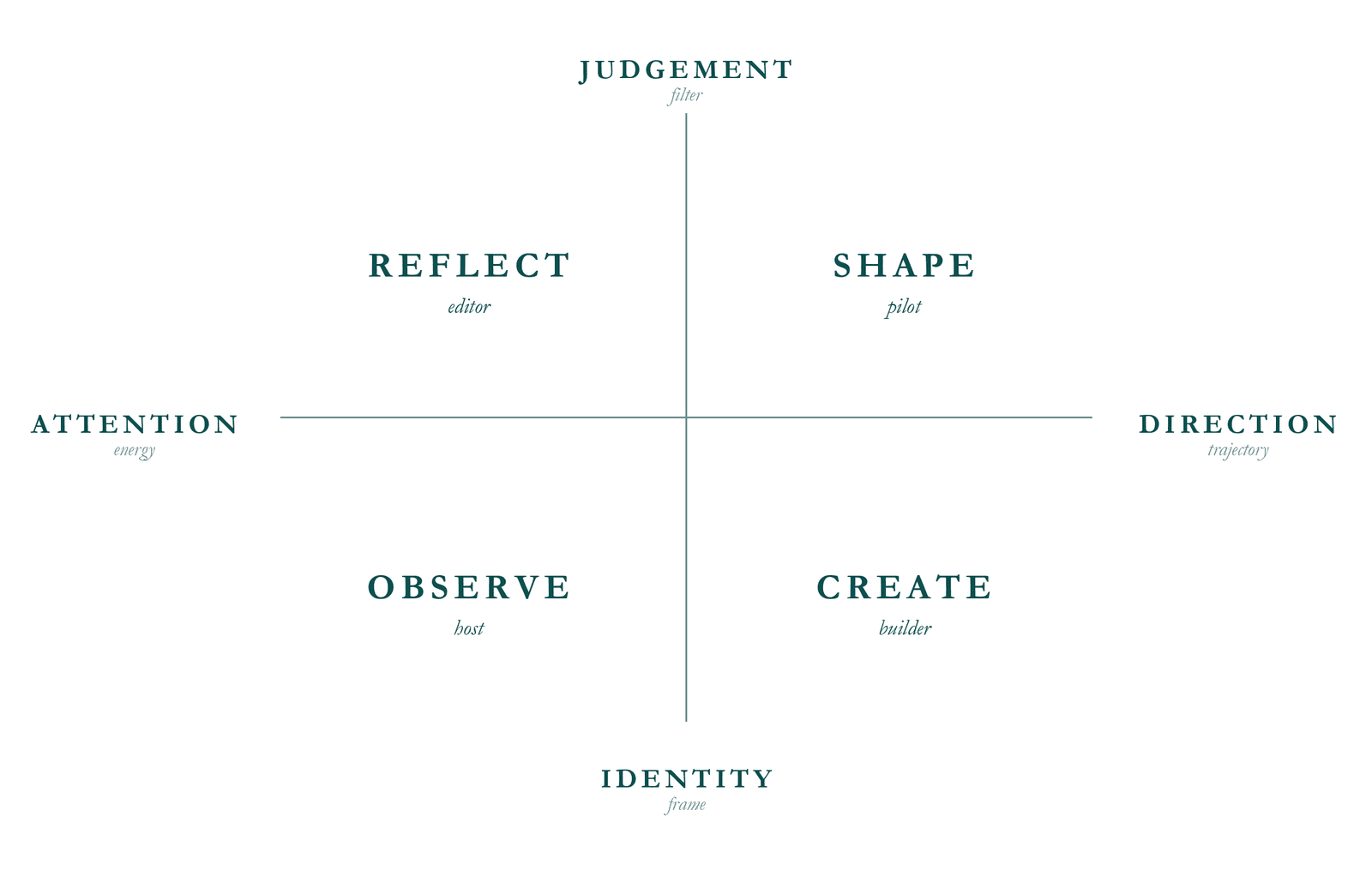 The leadership lens: judgement, direction, identity and attention